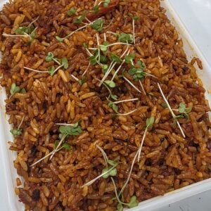 Coconut Jollof Rice with Chicken