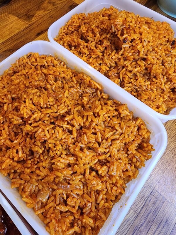 Coconut Jollof Rice with Chicken