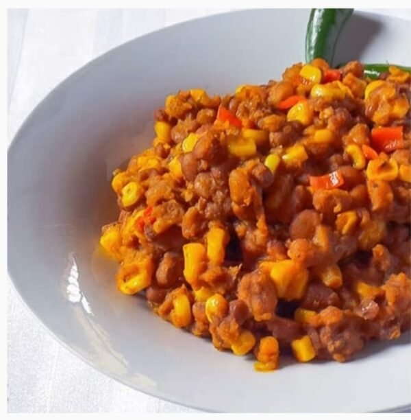 Beans & corn porridge (adalu)