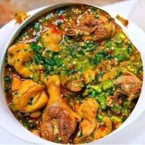 Mixed meat okro